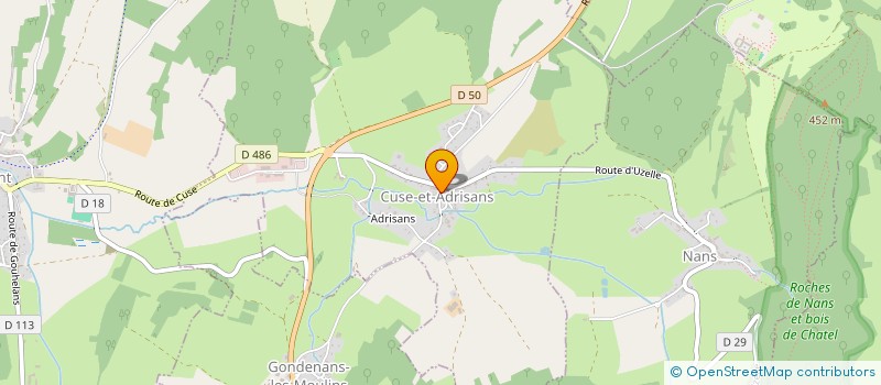 localisation de l'entreprise SI GESTION ECOLE  CUSE-ET-ADRISANS