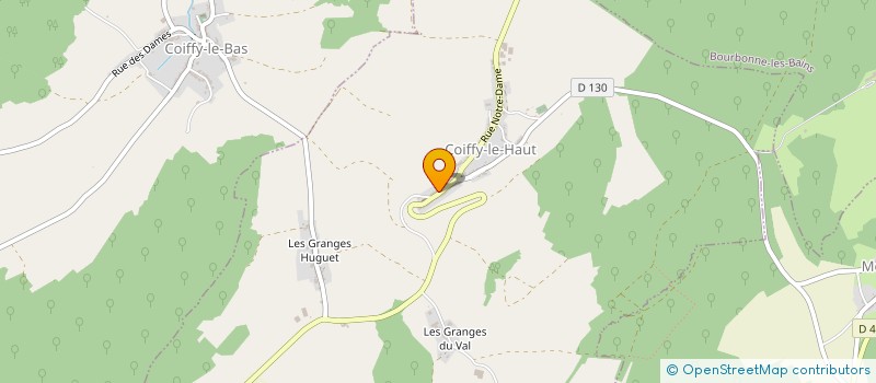 localisation de l'entreprise SI GESTION FORESTIERE DE L'AMANCE à COIFFY-LE-HAUT