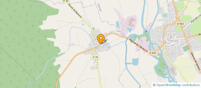 localisation de l'entreprise SI GESTION FORESTIERE LANEUVILLE STENAY  LANEUVILLE-SUR-MEUSE