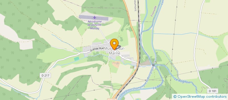 localisation de l'entreprise SI GESTION FORESTIERE MUSSEY BLECOURT à MUSSEY-SUR-MARNE