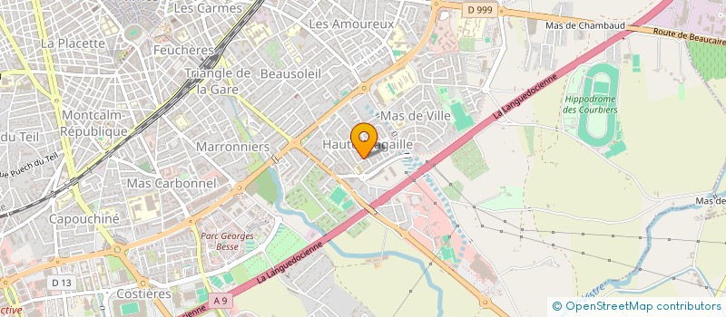 localisation de l'entreprise SI - GESTION & PAIE  NIMES