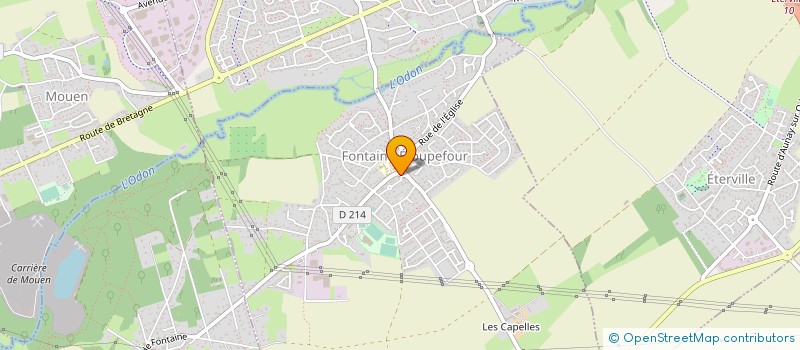 localisation de l'entreprise SI GESTION RESTAURANT SCOLAIRE ODON  FONTAINE-ETOUPEFOUR