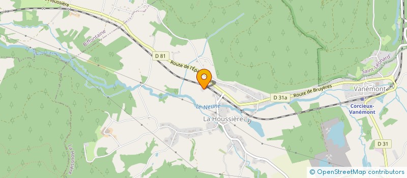 localisation de l'entreprise SI GESTION RPI BIFFONTAINE,LA CHAPELLE..  BIFFONTAINE