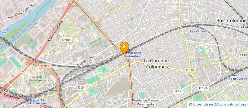 localisation de l'entreprise SI GLOBAL SERVICES  LA GARENNE-COLOMBES