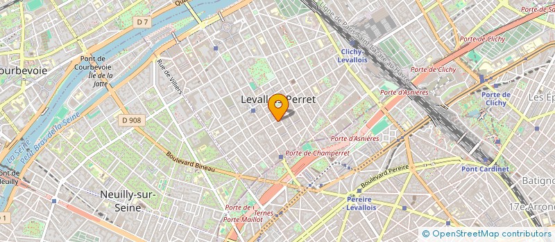 localisation de l'entreprise SI GROUPE à LEVALLOIS-PERRET