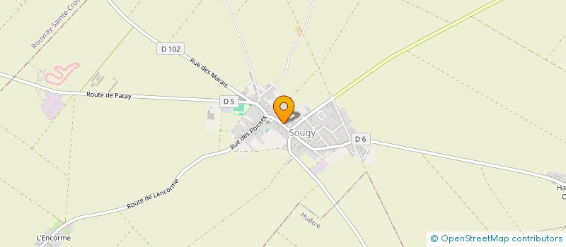 localisation de l'entreprise SI INTERET SCOLAIRE DE SOUGY ET HUETRE à SOUGY