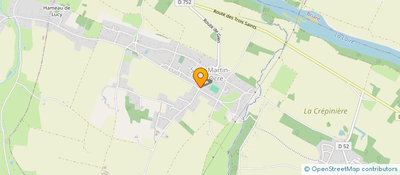 localisation de l'entreprise SI INTERET SCOLAIRE ST BRISSON...  SAINT-MARTIN-SUR-OCRE