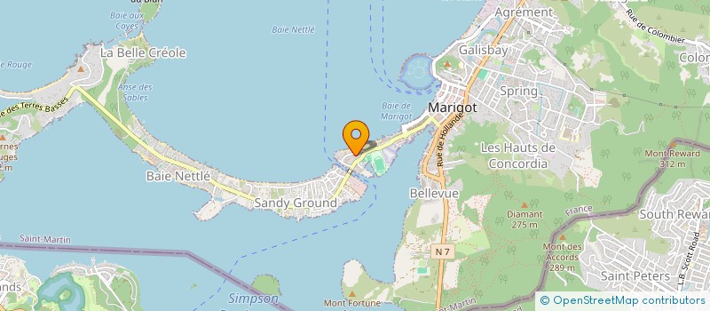 localisation de l'entreprise SI J'AI VIN  SAINT MARTIN