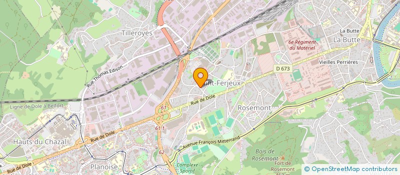 localisation de l'entreprise SI JE DANSAIS à BESANCON