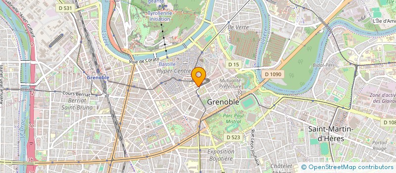 localisation de l'entreprise SI LA DANSE à GRENOBLE