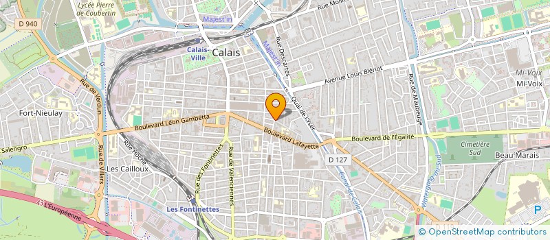 localisation de l'entreprise SI LA MI FA  CALAIS