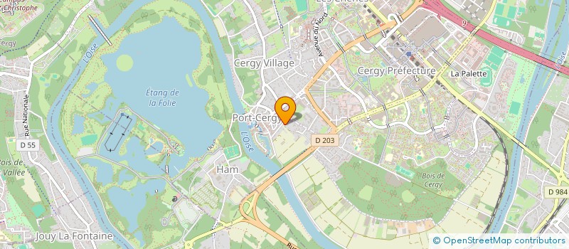 localisation de l'entreprise SI LE PILATES  CERGY