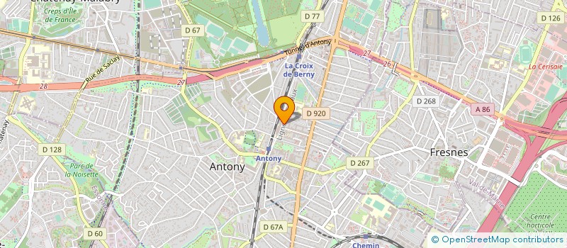 localisation de l'entreprise SI-LEX CONSEIL à ANTONY