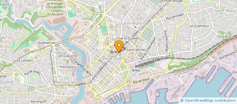 localisation de l'entreprise SI LIBERTE  BREST