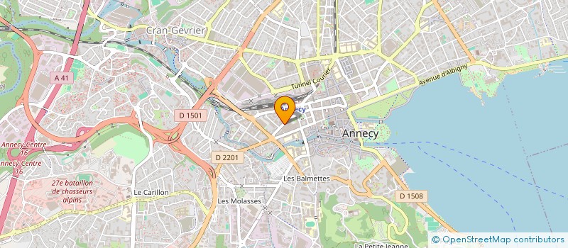 localisation de l'entreprise SI-LINK à ANNECY