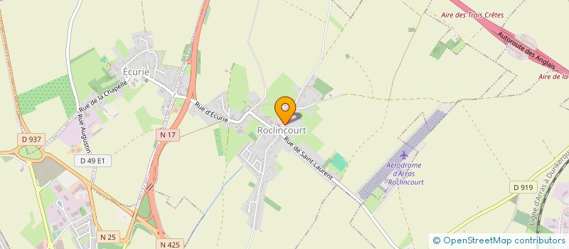 localisation de l'entreprise SI LOCAL AYANT POUR VOCATION LES ECOLES DE ROCLINCOURT ET ECURIE  ROCLINCOURT