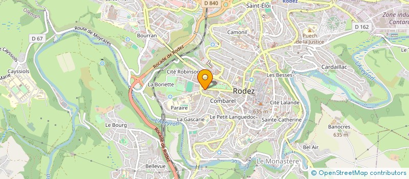 localisation de l'entreprise SI LOIN, SI PROCHE  RODEZ