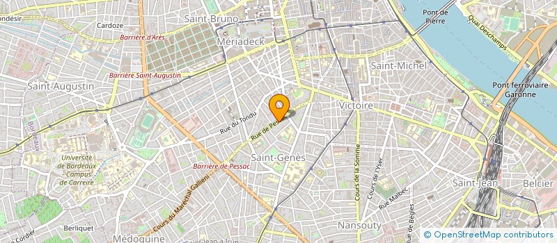 localisation de l'entreprise SI MEDOC à BORDEAUX