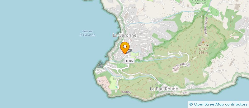 localisation de l'entreprise SI MINE DE CAP GARONNE à LE PRADET