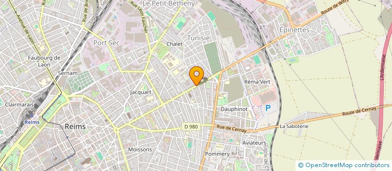 localisation de l'entreprise SI MON IMAGE  REIMS