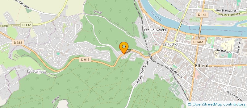 localisation de l'entreprise SI NA FA  ELBEUF