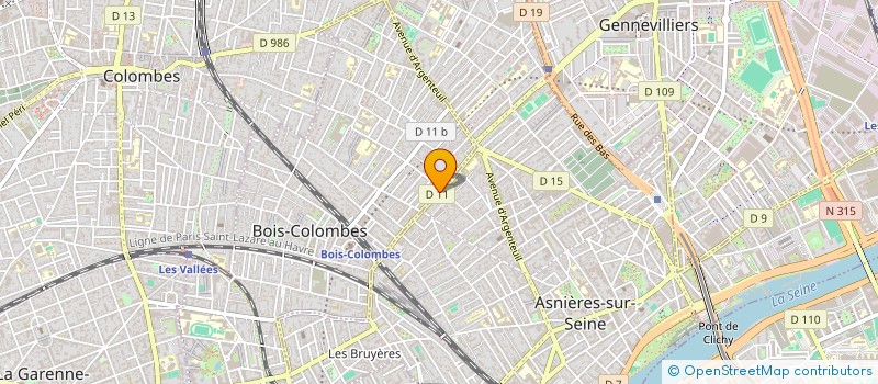 localisation de l'entreprise SI NA NE à BOIS-COLOMBES
