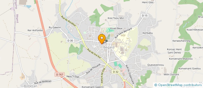 localisation de l'entreprise SI ON CHANTAIT  BEGARD