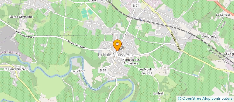 localisation de l'entreprise SI ON DEGUST'HAYE  LA HAIE-FOUASSIERE