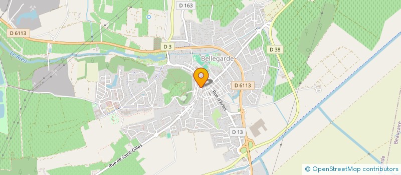 localisation de l'entreprise SI PAR HASARD  BELLEGARDE