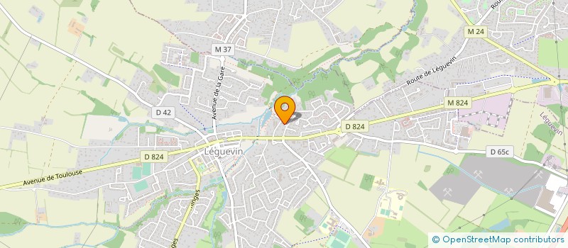 localisation de l'entreprise SI-PEO  LEGUEVIN