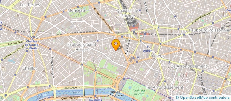 localisation de l'entreprise SI PLACE DU MARCHE ST HONORE à PARIS