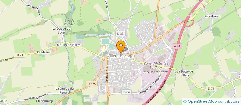 localisation de l'entreprise SI POUR CONSTRUCTION GESTION PISCINE à VILLERS-BOCAGE