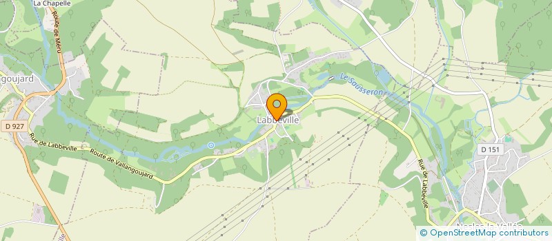 localisation de l'entreprise SI POUR L'AMENAGEMENT DE LA VALLEE DU SAUSSERON  LABBEVILLE