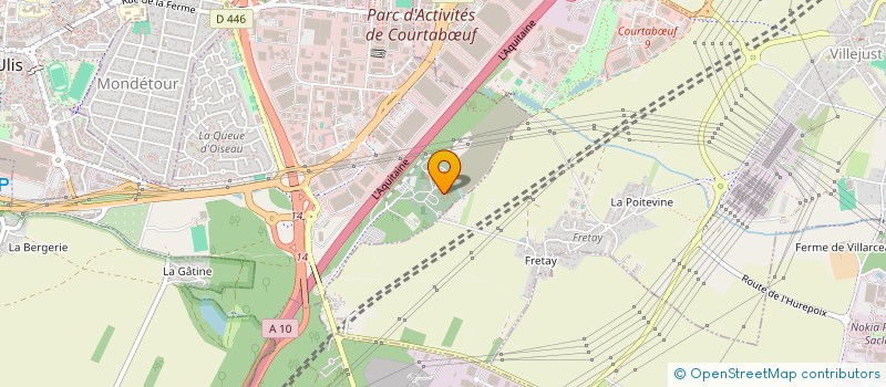 localisation de l'entreprise SI POUR LA CREATION ET LA GESTION D'UN CIMETIERE ET D'UN CREMATORIUM AUX ULIS (SICOMU) à LES ULIS