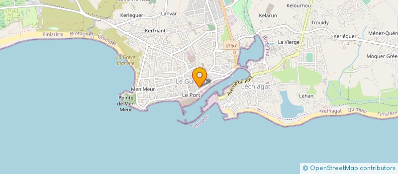 localisation de l'entreprise SI POUR LE PORTAGE DE REPAS A DOMICILE à GUILVINEC