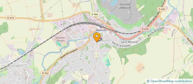 localisation de l'entreprise SI POUR LES AFFAIRES SCOLAIRES D'ALTKIRCH à ALTKIRCH