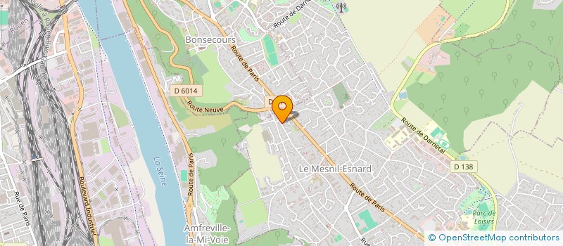 localisation de l'entreprise SI POUR LES PERSONNES AGEES DU PLATEAU EST DE ROUEN  LE MESNIL-ESNARD