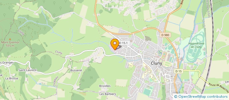 localisation de l'entreprise SI RAMAS TRAIT ORDURES VALLEE GROSNE à CLUNY