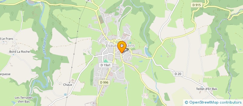 localisation de l'entreprise SI RAMASSAGE ET TRANSPORT DES ELEVES... à EVAUX-LES-BAINS