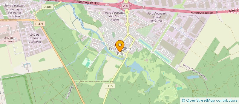 localisation de l'entreprise SI RAMASSAGE SCOLAIRE ENVIRONS FERRIERE  FERRIERES-EN-BRIE