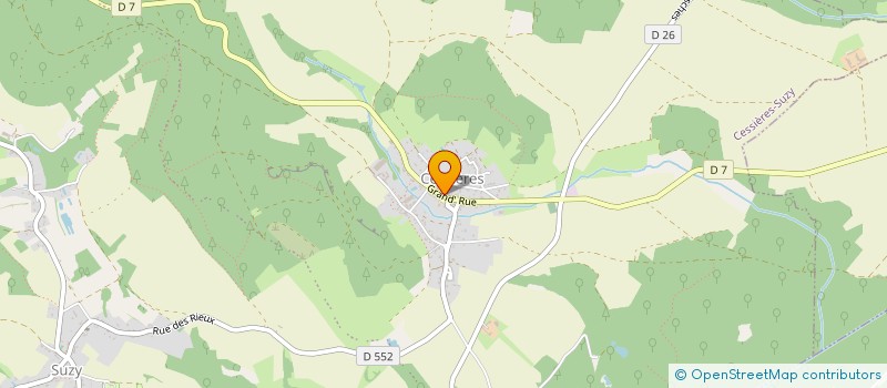 localisation de l'entreprise SI REGROUPEMENT SCOLAIRE SUZY...  CESSIERES-SUZY