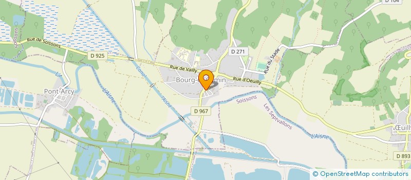 localisation de l'entreprise SI REGROUPEMENT SCOLAIRE VALLEE AISNE à BOURG-ET-COMIN