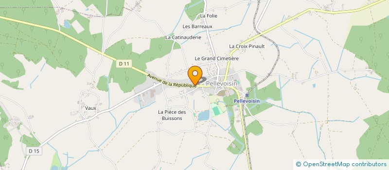 localisation de l'entreprise SI REGROUPT PEDAGOGIQUE DE PELLEVOISIN.. à PELLEVOISIN