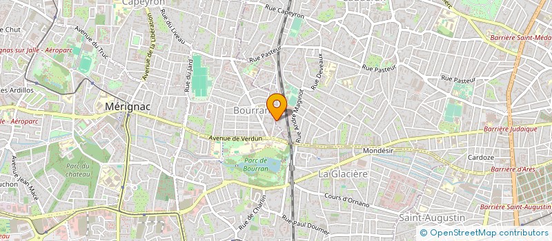 localisation de l'entreprise SI RESTAURAT COLLECT BORDEAUX-MERIGNAC à BORDEAUX