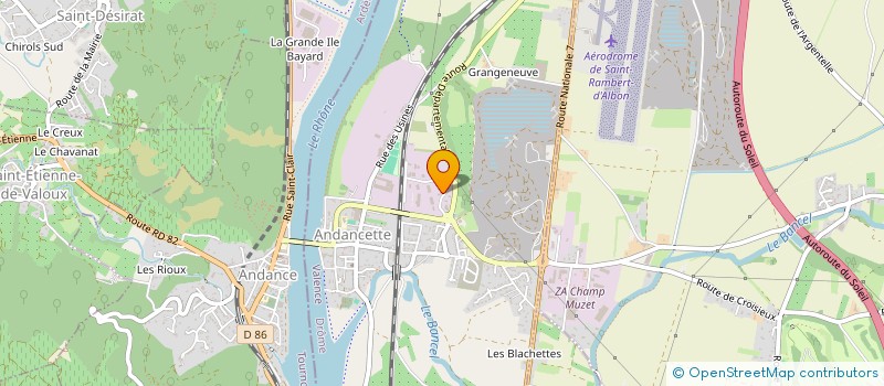 localisation de l'entreprise SI RHODANIEN COLLECTE TRAITEMENT ORDURES à ANDANCETTE