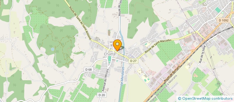 localisation de l'entreprise SI RURAL DES COTEAUX à CHATTE