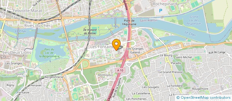localisation de l'entreprise SI SAID VOYAGES ET CONFORT à TOURS
