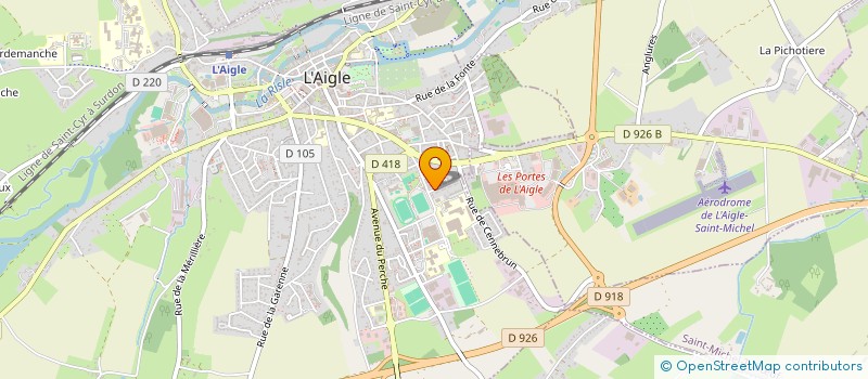 localisation de l'entreprise SI SALEM TRANSPORTS à L'AIGLE