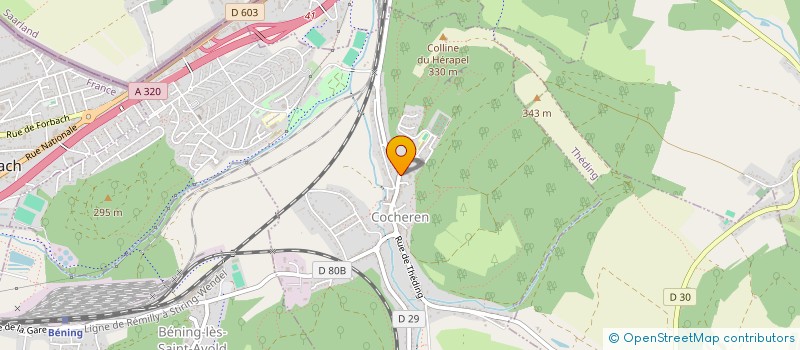 localisation de l'entreprise SI SCOLAIRE DE COCHEREN à COCHEREN