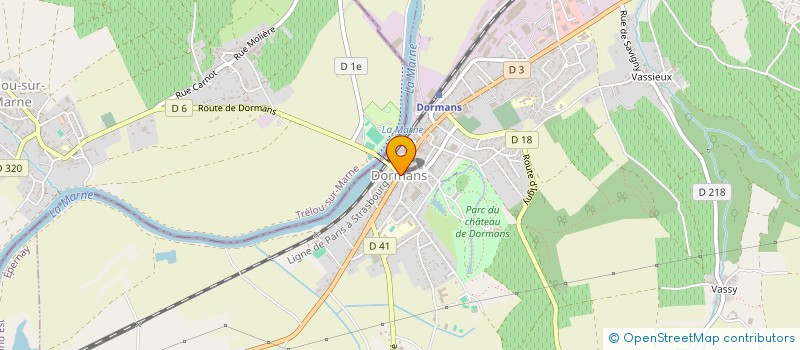 localisation de l'entreprise SI SCOLAIRE DE DORMANS à DORMANS